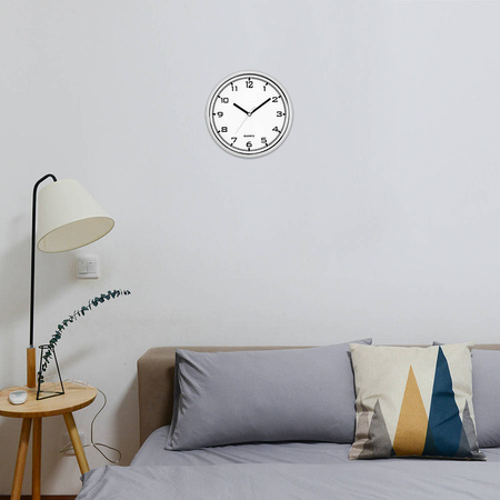 Zegar ścienny MPM E01.2477.70 fi 20 cm Czytelny