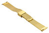 Bransoleta stalowa do zegarka 18 mm Bisset BM-104/18 Gold