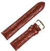 Skórzany wodoodporny pasek do zegarka 16 mm HIRSCH Crocograin 12302870-1-16