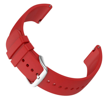 Silikonowy pasek do zegarka 18 mm Lavvu LS00R18 czerwony