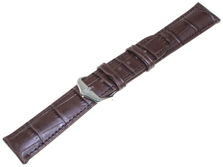 Skórzany wodoodporny pasek do zegarka 20 mm HIRSCH Duke XL 01028210-2-20