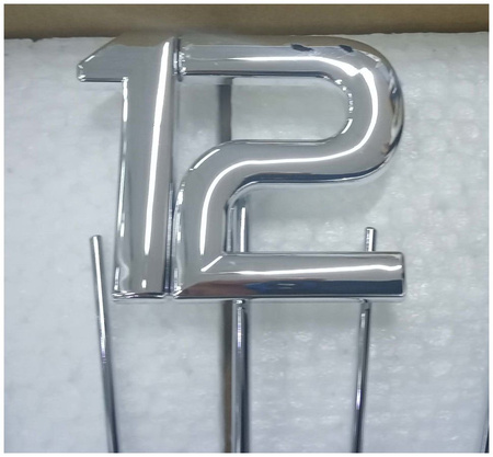 Zegar ścienny JVD HT074 U z kryształkami, średnica 48,5 cm