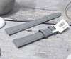 Skórzany pasek do zegarka 14 mm JVD R41428-14 szary