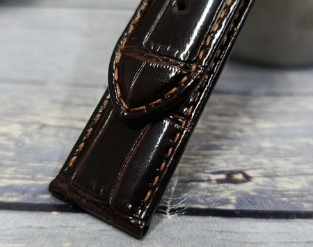Pasek do zegarka Orient Bambino UDEVNSC 21 mm brązowy