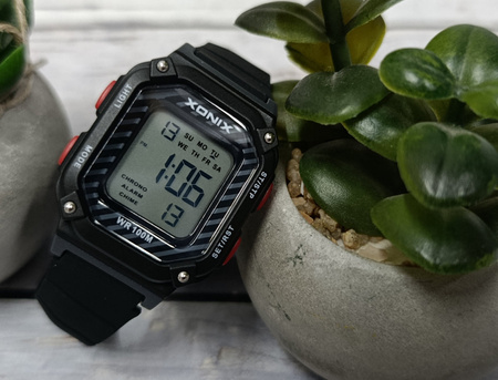 Zegarek Xonix BBQ-007 dziecięcy elektroniczny czarny