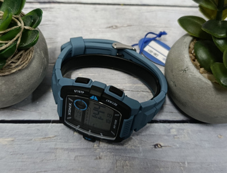 Zegarek Xonix DBI-001 męski elektroniczny niebieski 43 mm