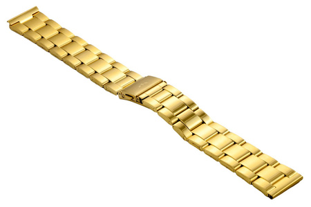Bransoleta stalowa do zegarka 20 mm BR-119/20 Gold