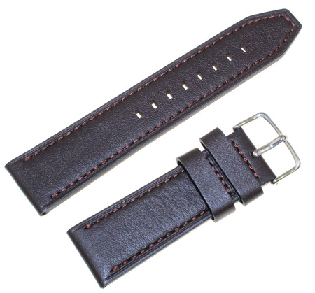Skórzany pasek do zegarka Casio EFR-538L brązowy 23 mm