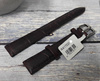 Skórzany pasek do zegarka 12 mm JVD R41702-12 ciemnobrązowy