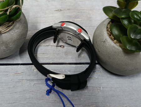 Zegarek Xonix BAZ-007 młodzieżowy elektroniczny czarny srebrny