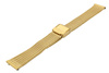 Bransoleta stalowa do zegarka 18 mm Bisset BM-104/18 Gold Mat