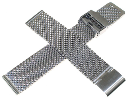 Bransoleta stalowa do zegarka Diloy MESH10-18-CC 18 mm