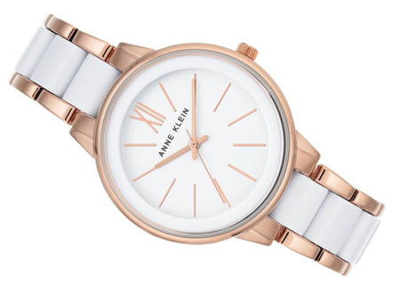 Zegarek Anne Klein AK/1412WTRG Ceramic Rose Gold