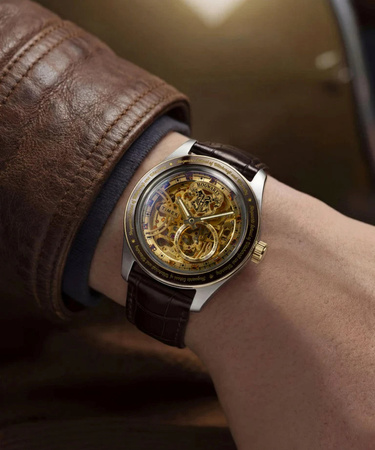 Zegarek Timex Harry Potter x Timex Waterbury Skeleton Automatic TW2Y75500