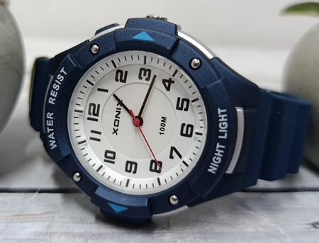 Zegarek Xonix CAU-005A młodzieżowy wskazówkowy granatowy 46 mm