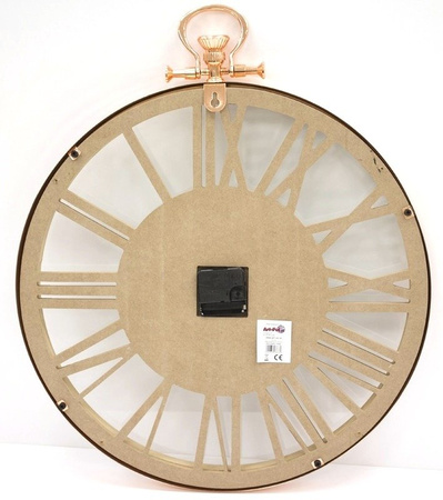 Zegar ścienny Art-Pol 103666 Duży Metalowy Rose Gold 48 cm