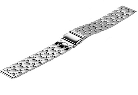 Bransoleta stalowa do zegarka 18 mm Connect M2-18 SV srebrna prosta