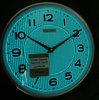 Zegar ścienny SEIKO QXA836S 21,5 cm srebrny luminescencyjna tarcza
