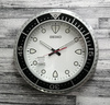 Zegar ścienny SEIKO QXA849A 44 cm aluminiowy srebrny