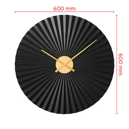 Zegar ścienny MPM E04.4487.90 cichy metalowy 60 cm