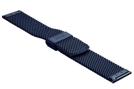 Bransoleta stalowa do zegarka 22 mm Bisset BM-102/22 Blue