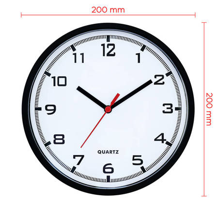 Zegar ścienny MPM E01.2477.90 fi 20 cm Czytelny