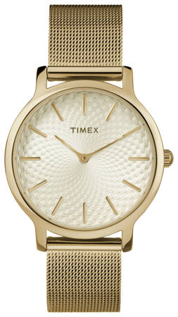Zegarek Timex TW2R36100 Metropolitan 34 Slim Gold