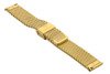 Bransoleta stalowa do zegarka 20 mm Bisset BM-102/20 Gold Mat